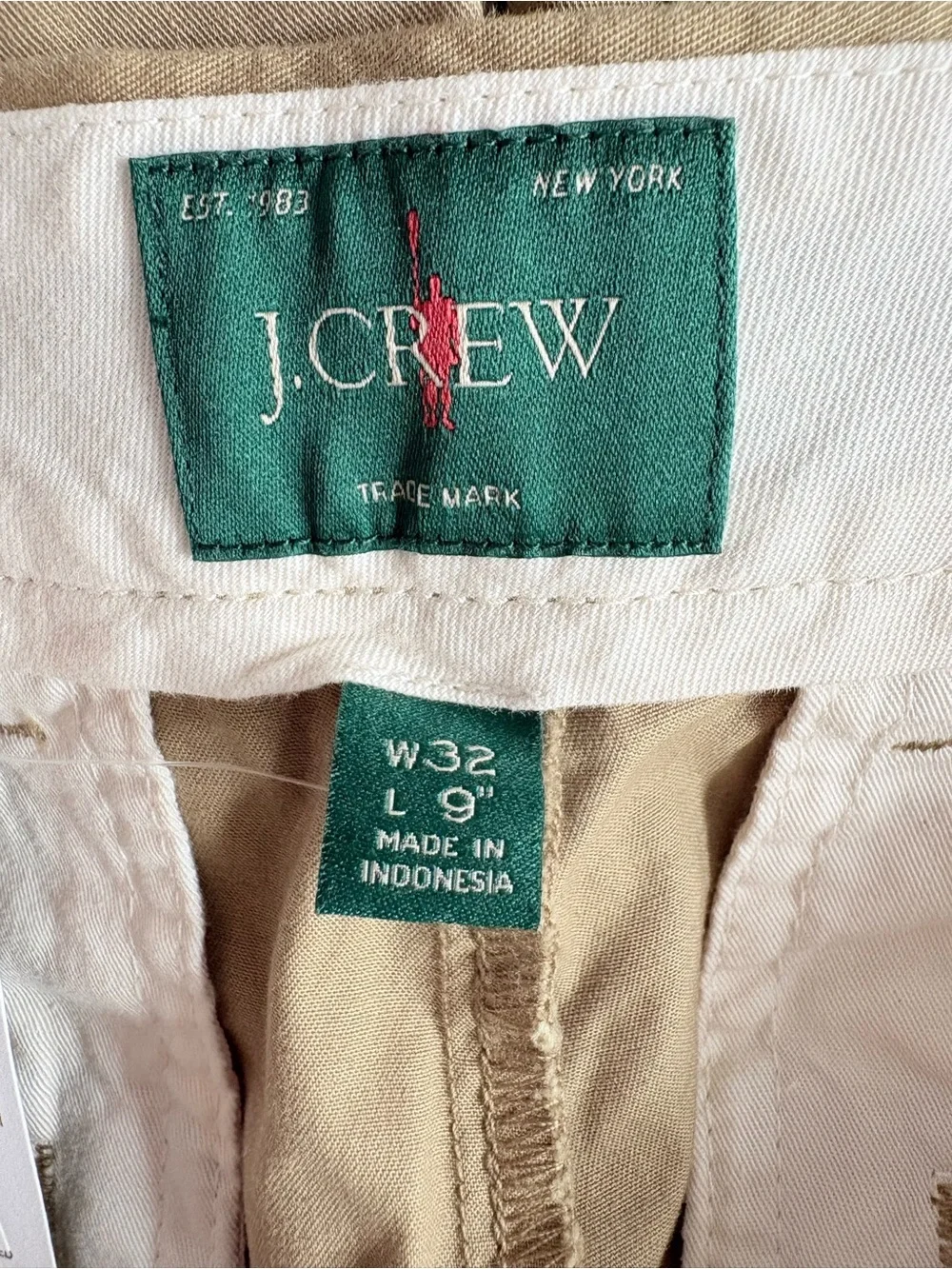 J. Crew Portsider Classic Tan Chino Shorts